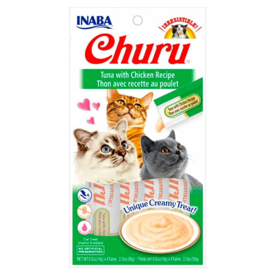 Churu Tuna With Chicken Recipe 14 Gr x 4 Tubes