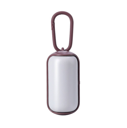Dispensador de bolsas Gris/Morado
