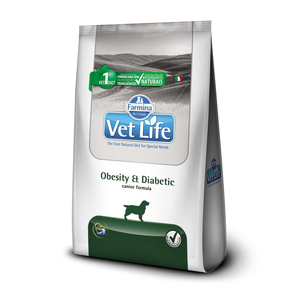 FARMINA VET LIFE NATURAL CANINE OBESITY ; DIABETIC