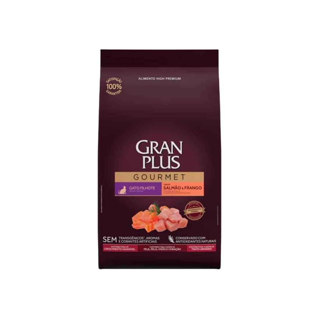 Gran Plus Gourmet Gato Filhote Salmón y Pollo