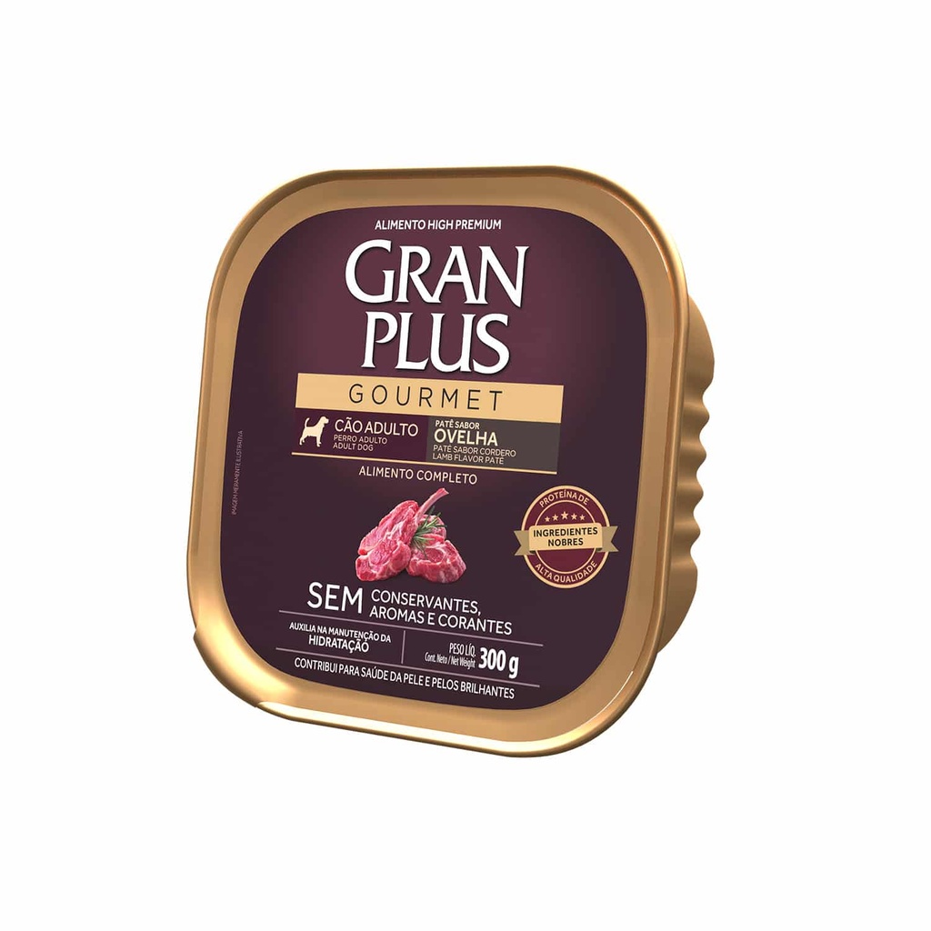 Gran Plus Paté Gourmet Perro Adulto Sabor Cordero