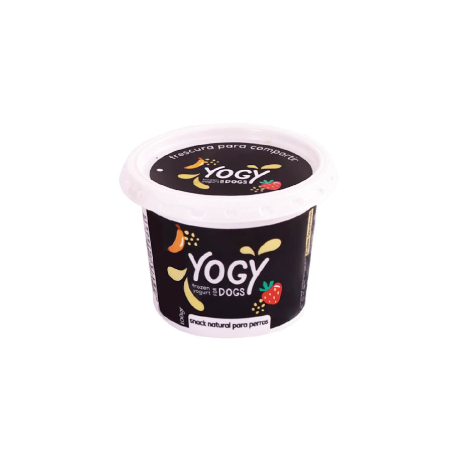Helado de Yogurt Yogy Fresas y Platano