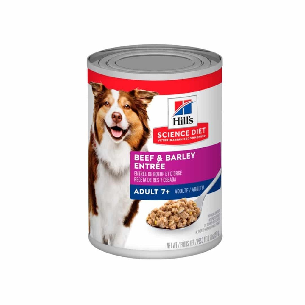 Hills Science Diet Adult 7+ Beef, Adultos Mayores 370 Gr