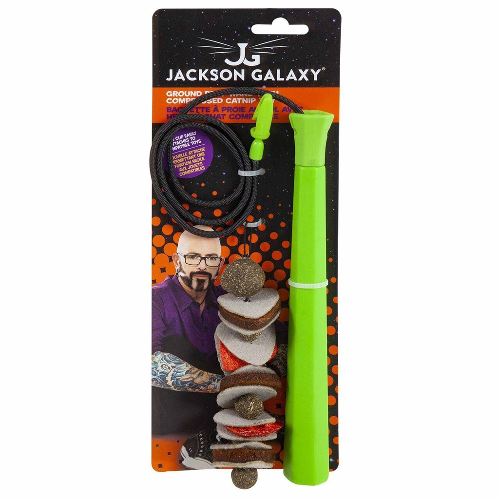 JUGUETE VARITA CON PRESA DE CATNIP PARA GATOS JACKSON GALAXY