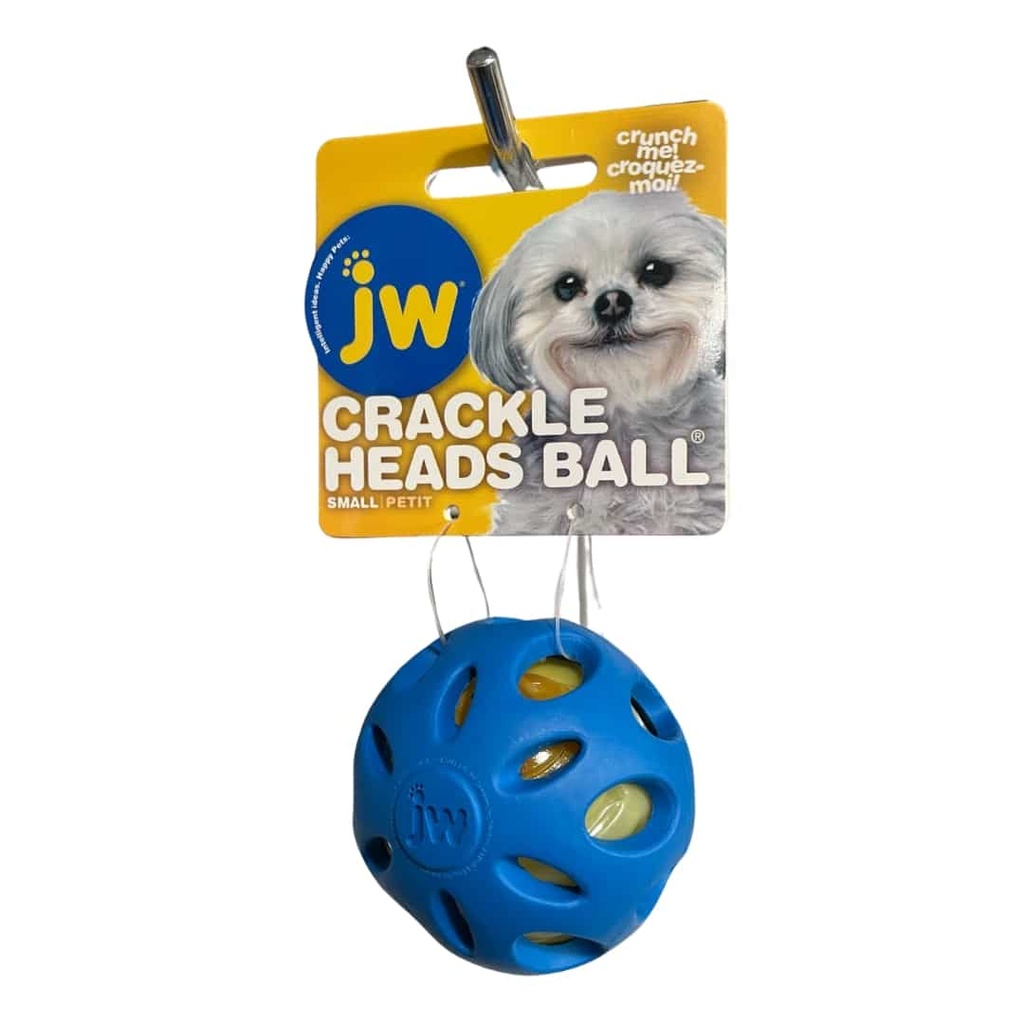 JW Crackle Heads Ball Small Petit