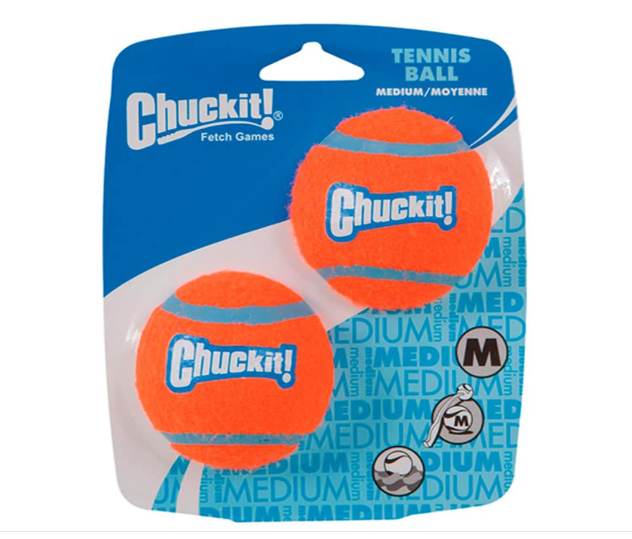 2 PACK PELOTA TENNIS BALL CHUCKIT!