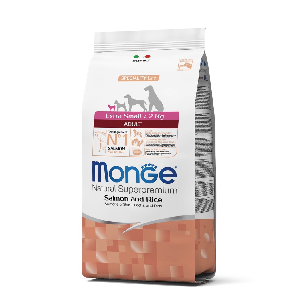 Monge Canine Adult Extra Small Salmón Y Arroz