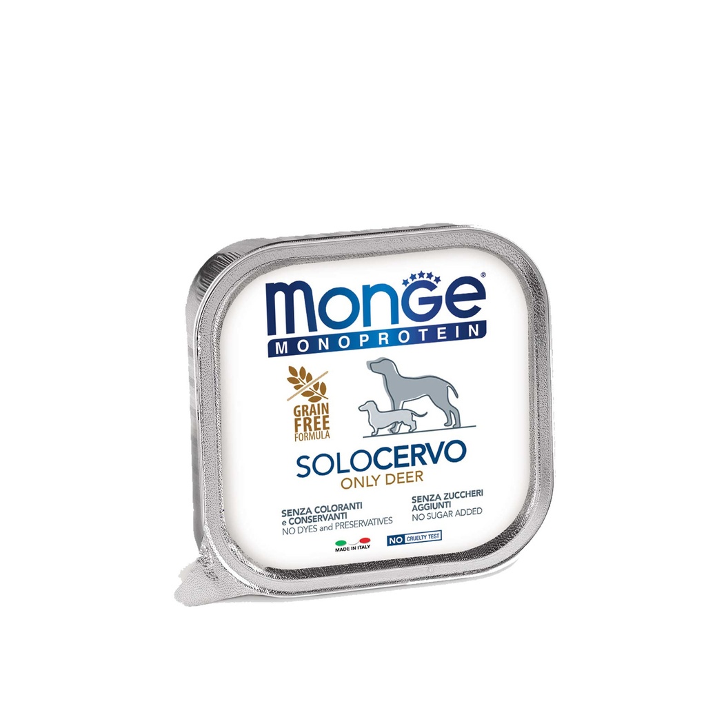 Monge Canine Adult Monoprotein Ciervo Lata