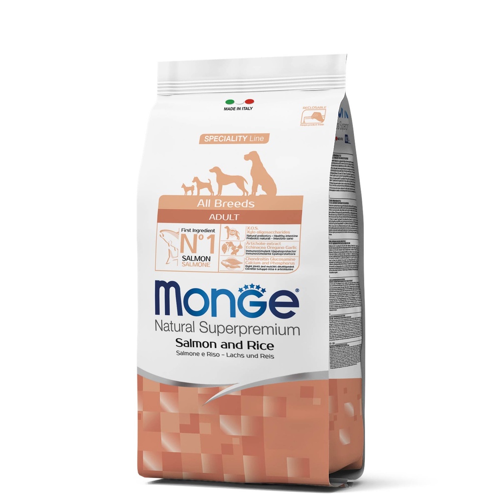 Monge Canine Adulto Salmón Y Arroz