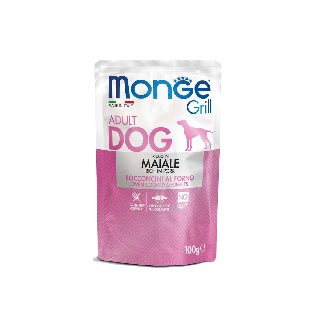 Monge Canine Grill Cerdo Sobre 100 Gr