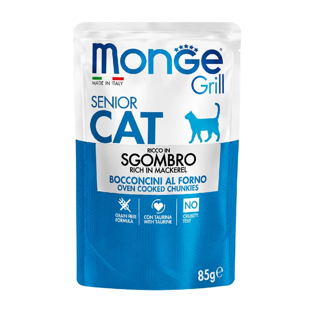 Monge Feline Grill Senior Caballa Sobre 85 Gr