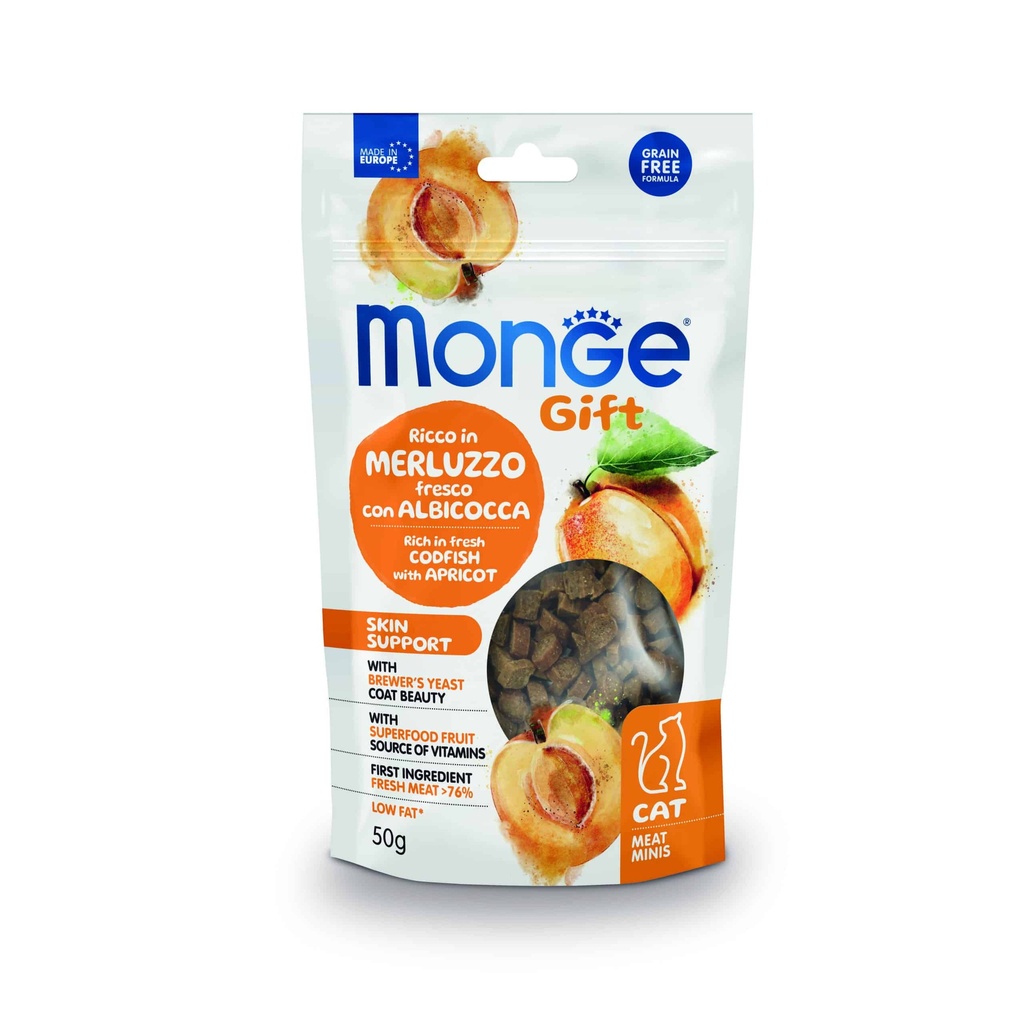Monge Gift Minis Skin Support Adult - Bacalao 50 Gr