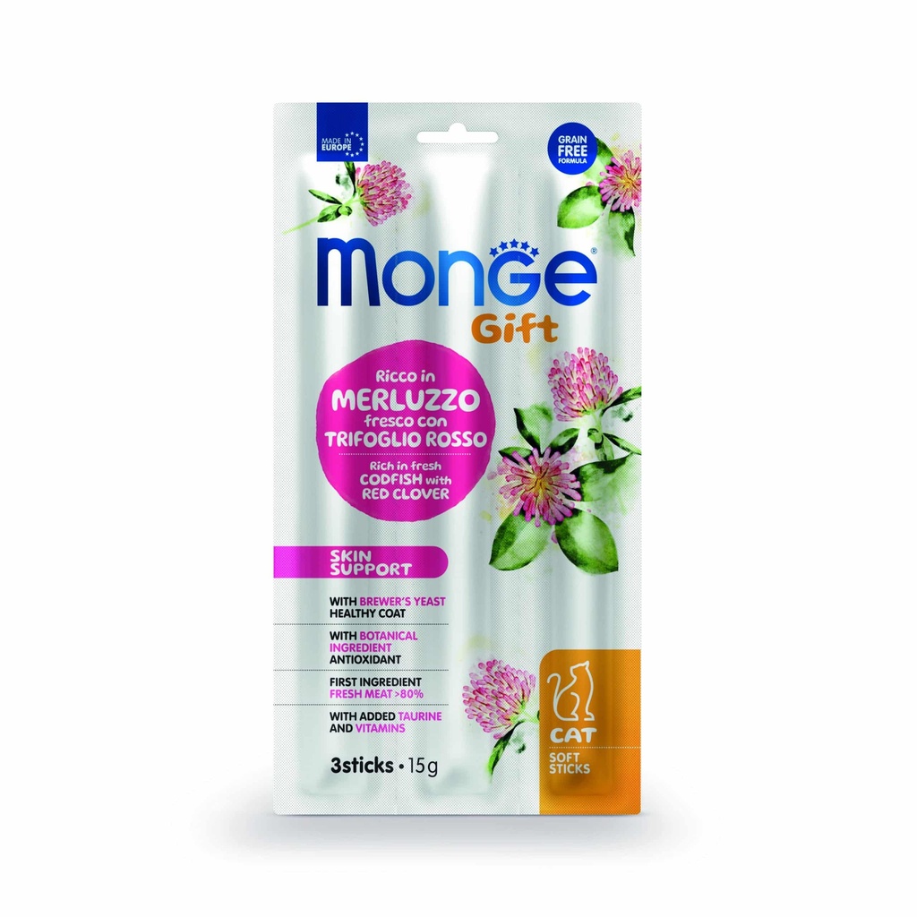 Monge Gift  Skin support Cat Adult - Bacalao