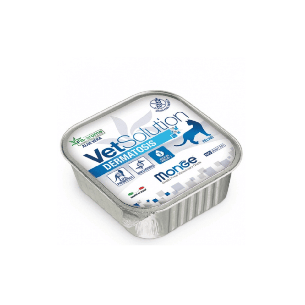 Monge Vet Solution Feline Dermatosis Alutray 100 Gr