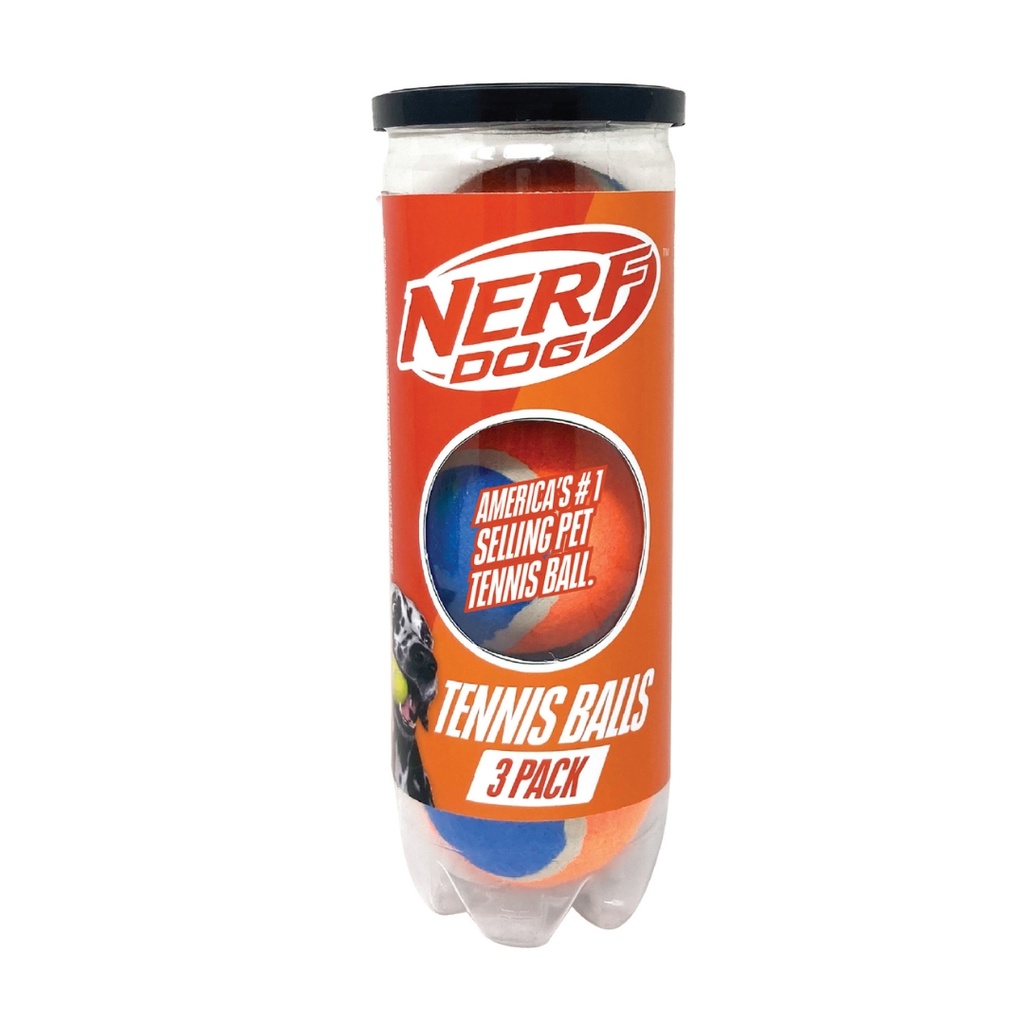 Nerf Dog Tennis Ball 3 Pack -Launcher