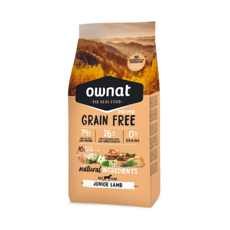 Ownat Grain Free Prime Junior Lamb