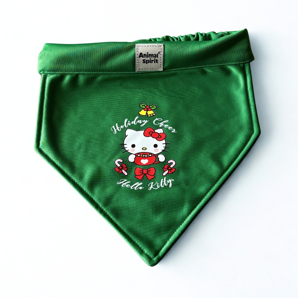 Bandana Hello Kitty Holiday Verde