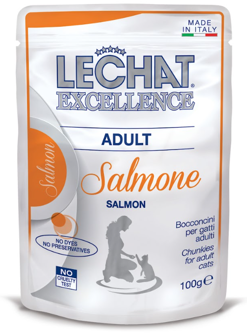 LeChat Excellence Adulto Trozos Pequeños de Salmón