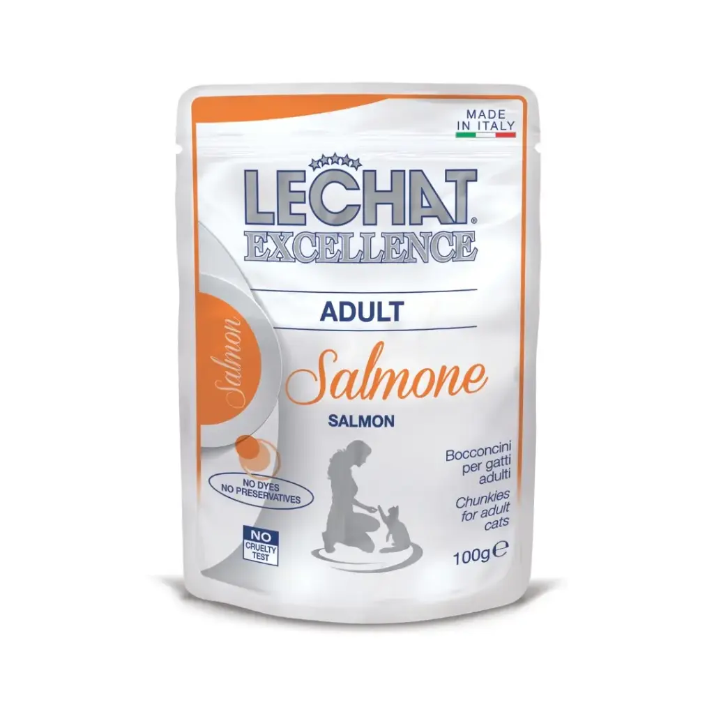 LeChat Excellence Adulto Trozos Pequeños de Salmón