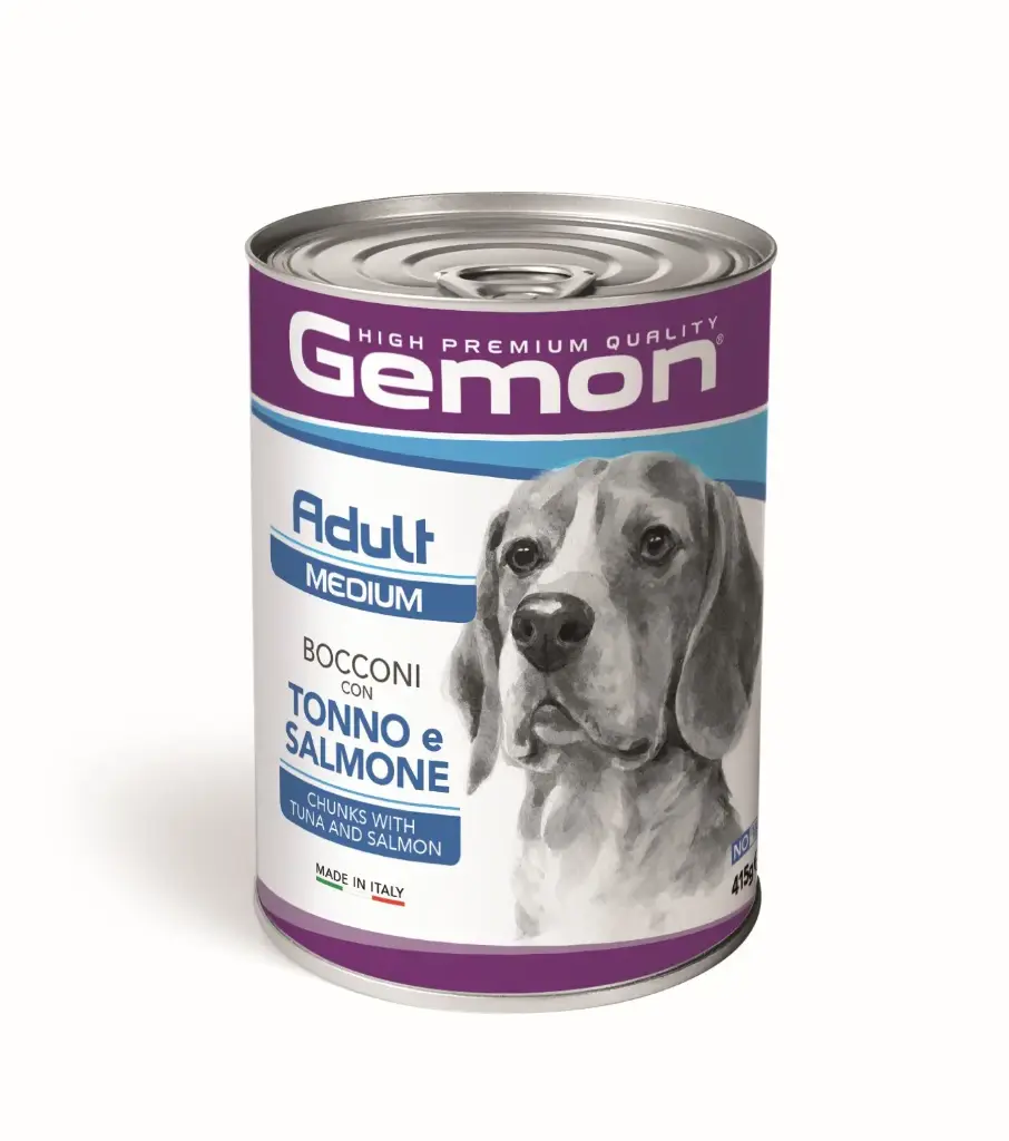 Gemon Adulto Medio Trozos Grandes con Atún y Salmón