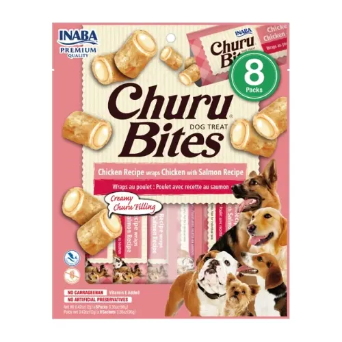 Churu Bites For Dog Recipe Wraps Chicken With Salmon 8 Unidad