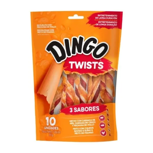 Dingo Twists 3 Sabores x 10 unidades