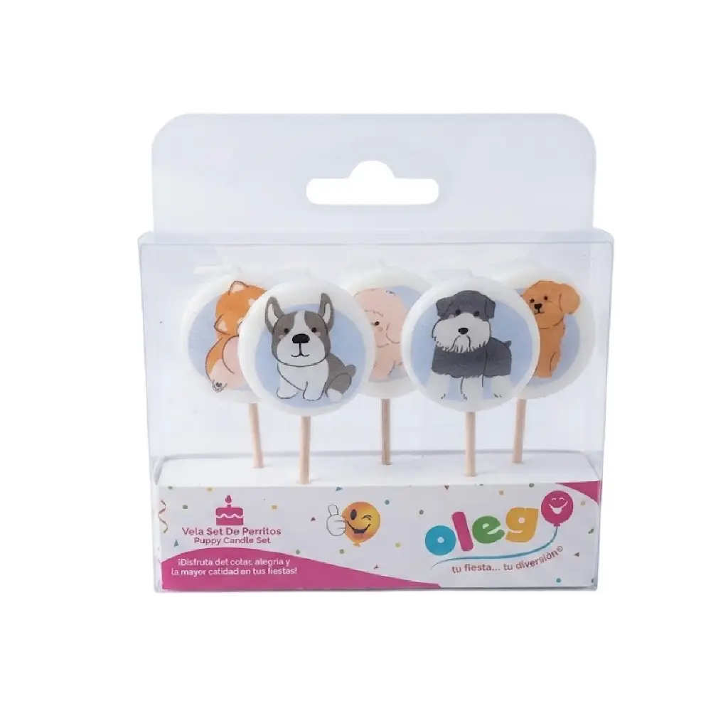 Set Velas de perritos- Oleg