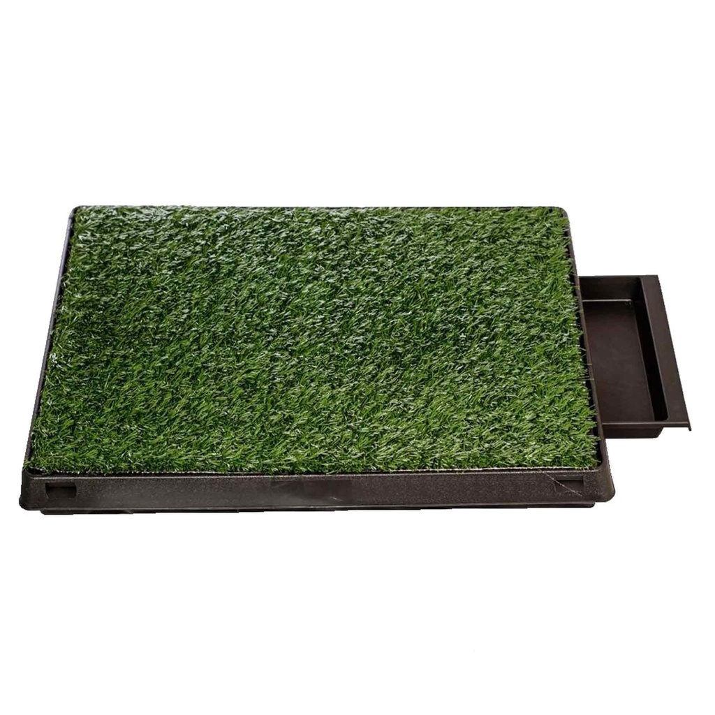 BAÑO DE GRASS SINTETICO PET POTTY (65.5 x 53 CMS)