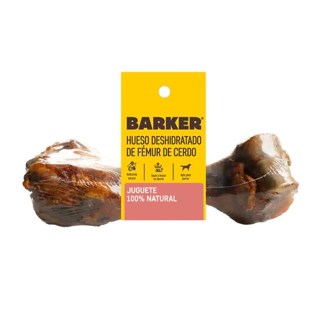 Barker Hueso Deshidratado de Femúr de Cerdo