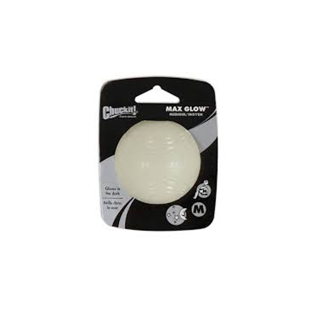 PELOTA MAX GLOW FOSFORESCENTE CHUCKIT! - S