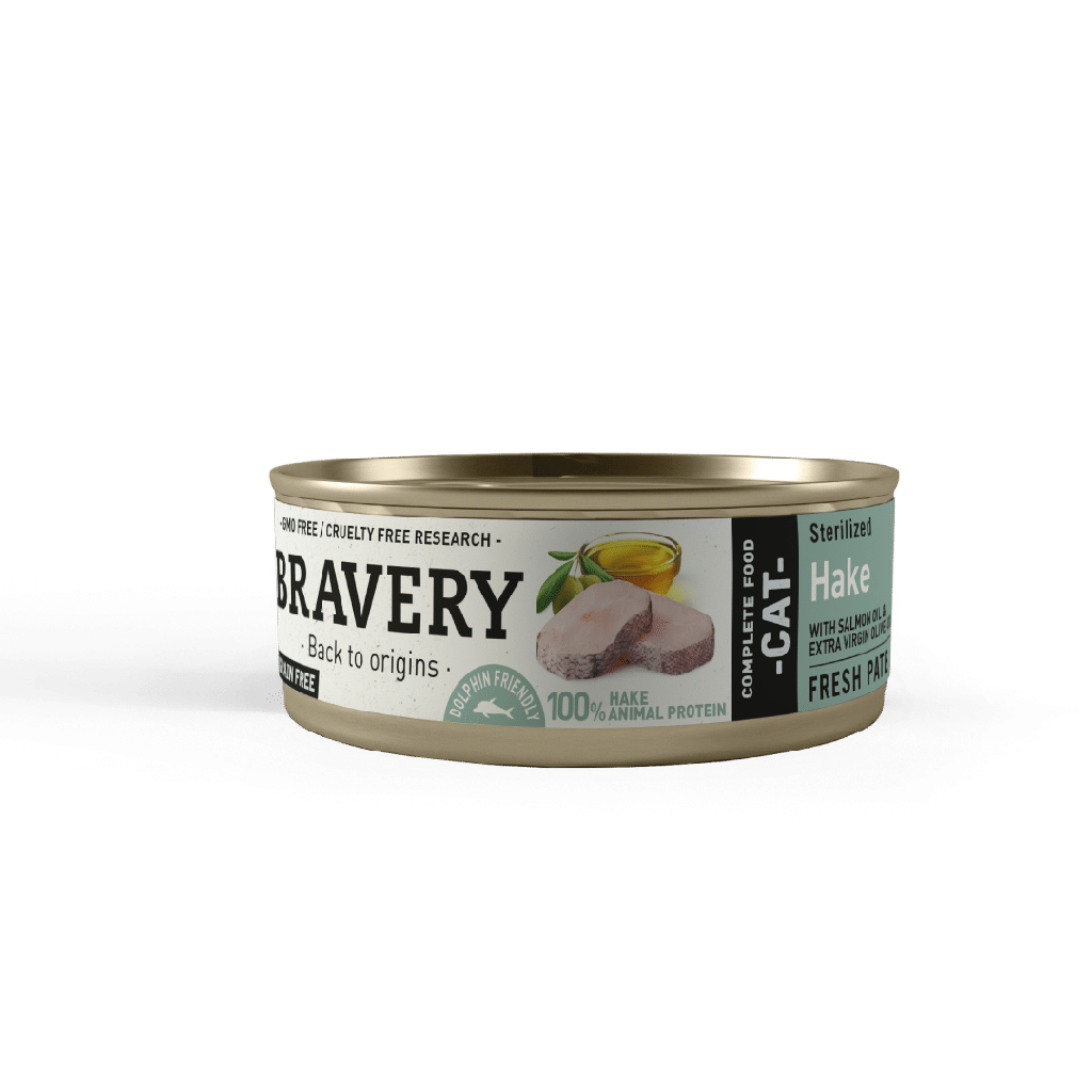 Bravery Hake Sterilized Cat Wet Food 70 Gr