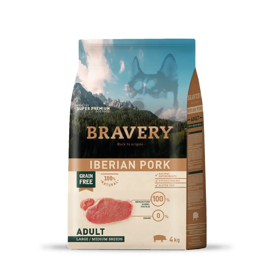 Bravery Iberian Pork Adult Large/Medium Breeds