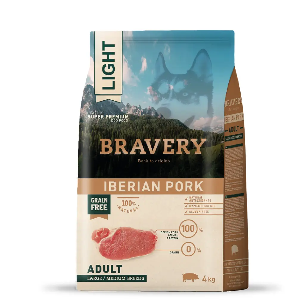 Bravery Light Iberian Pork Adult Large/Medium Breeds