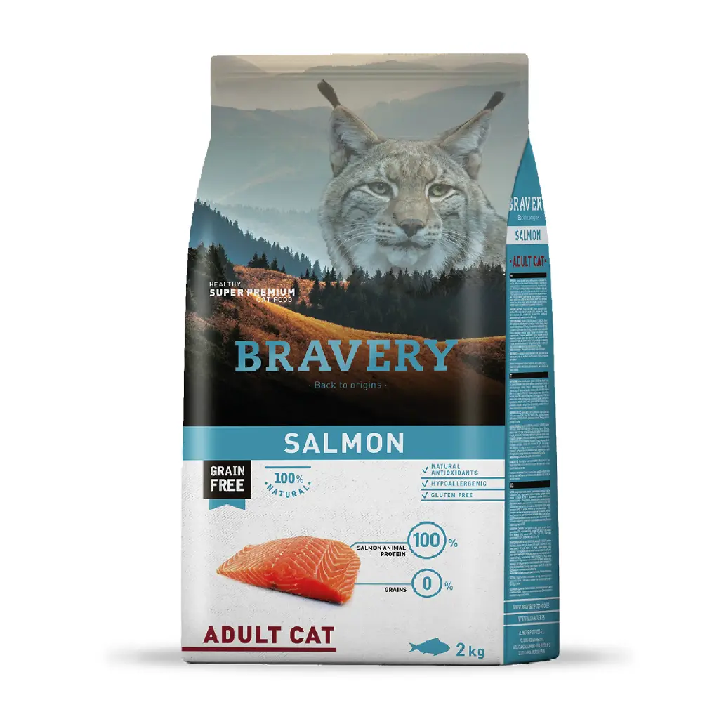 Bravery Salmon Adult Cat