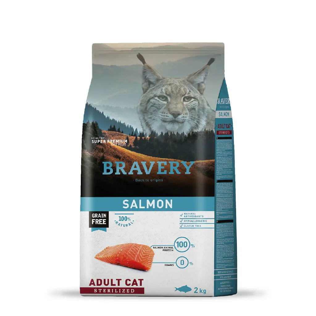 Bravery Salmon Adult Cats Sterilized