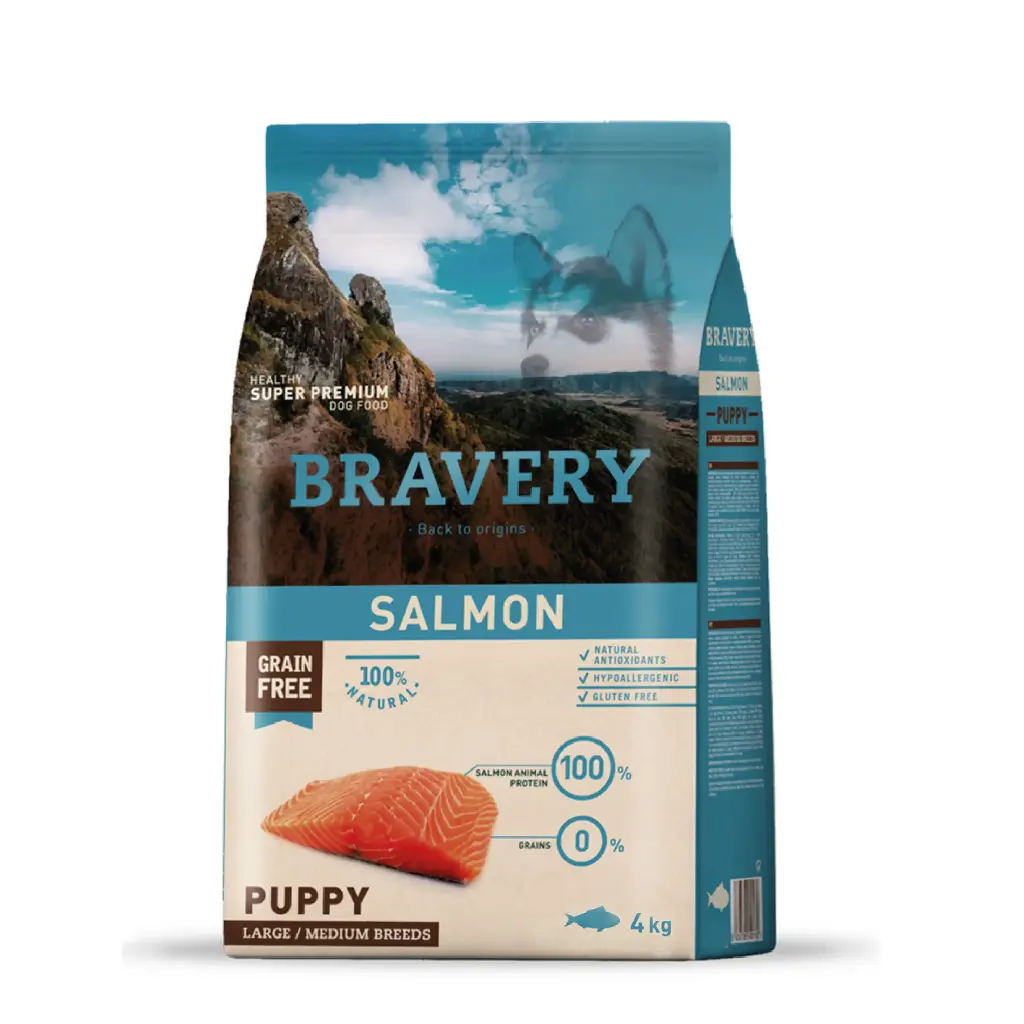 Bravery Salmon Puppy Large/Medium Breeds