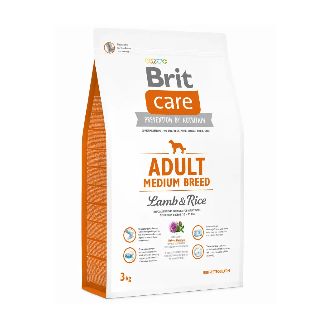 BRIT CARE ADULT MEDIUM BREED LAMB