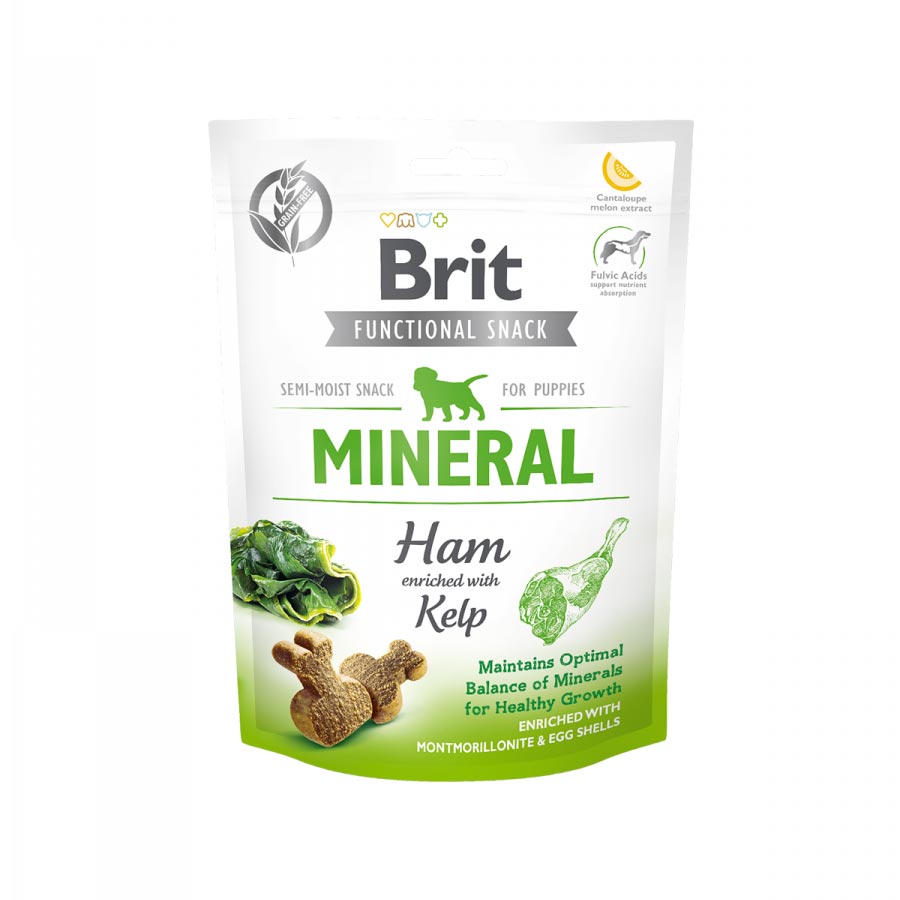 Brit Care Dog Functional Snack Mineral Ham for Puppies 150 Gr
