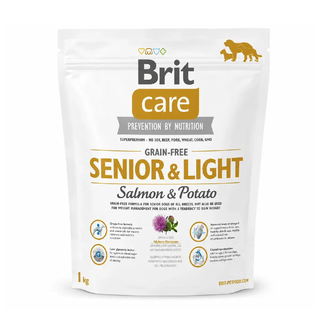 BRIT CARE GRAIN-FREE SENIOR & LIGHT SALMON