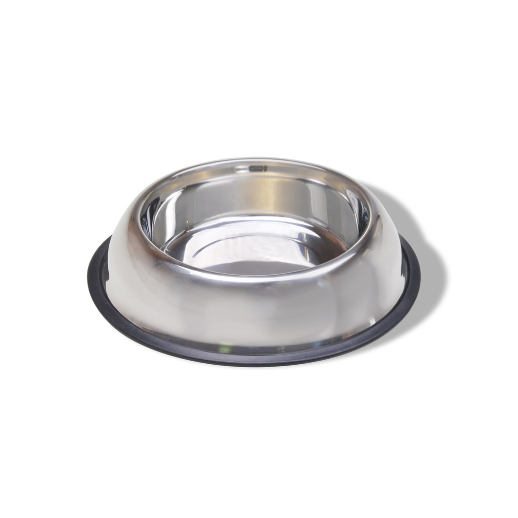 SSNT1-PLATO DE ACERO CON ARO DE CAUCHO