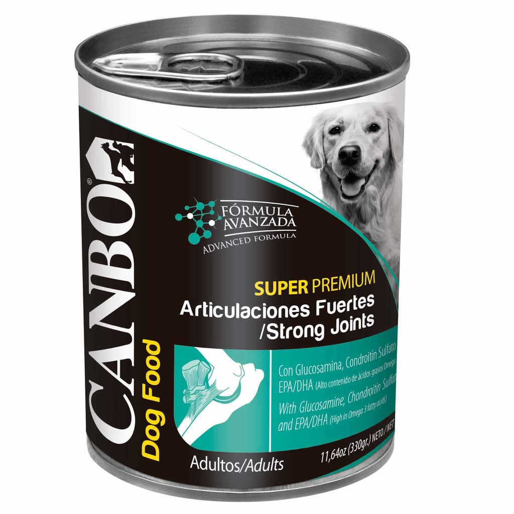 Canbo Super Premium Adulto Articulaciones Fuertes Pate 330 Gr