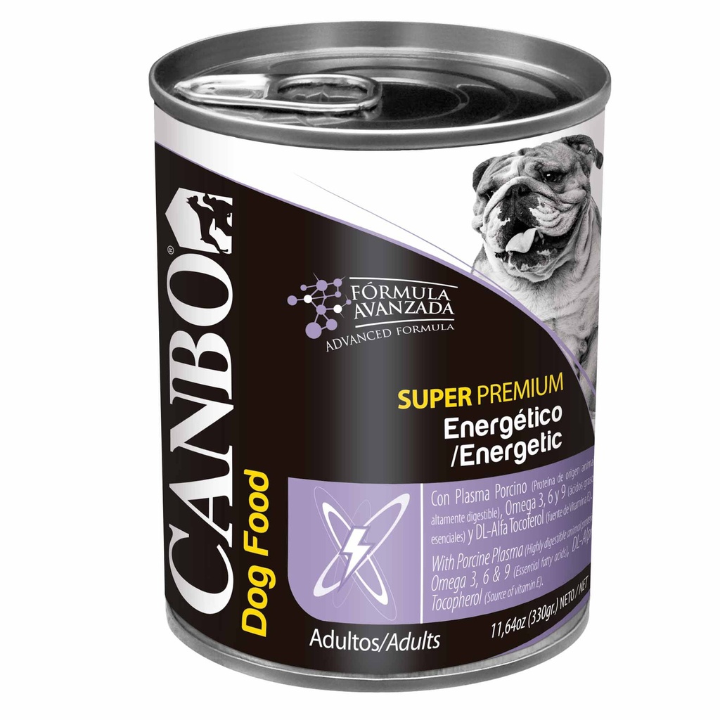 Canbo Super Premium Adulto Energético Pate  330 Gr