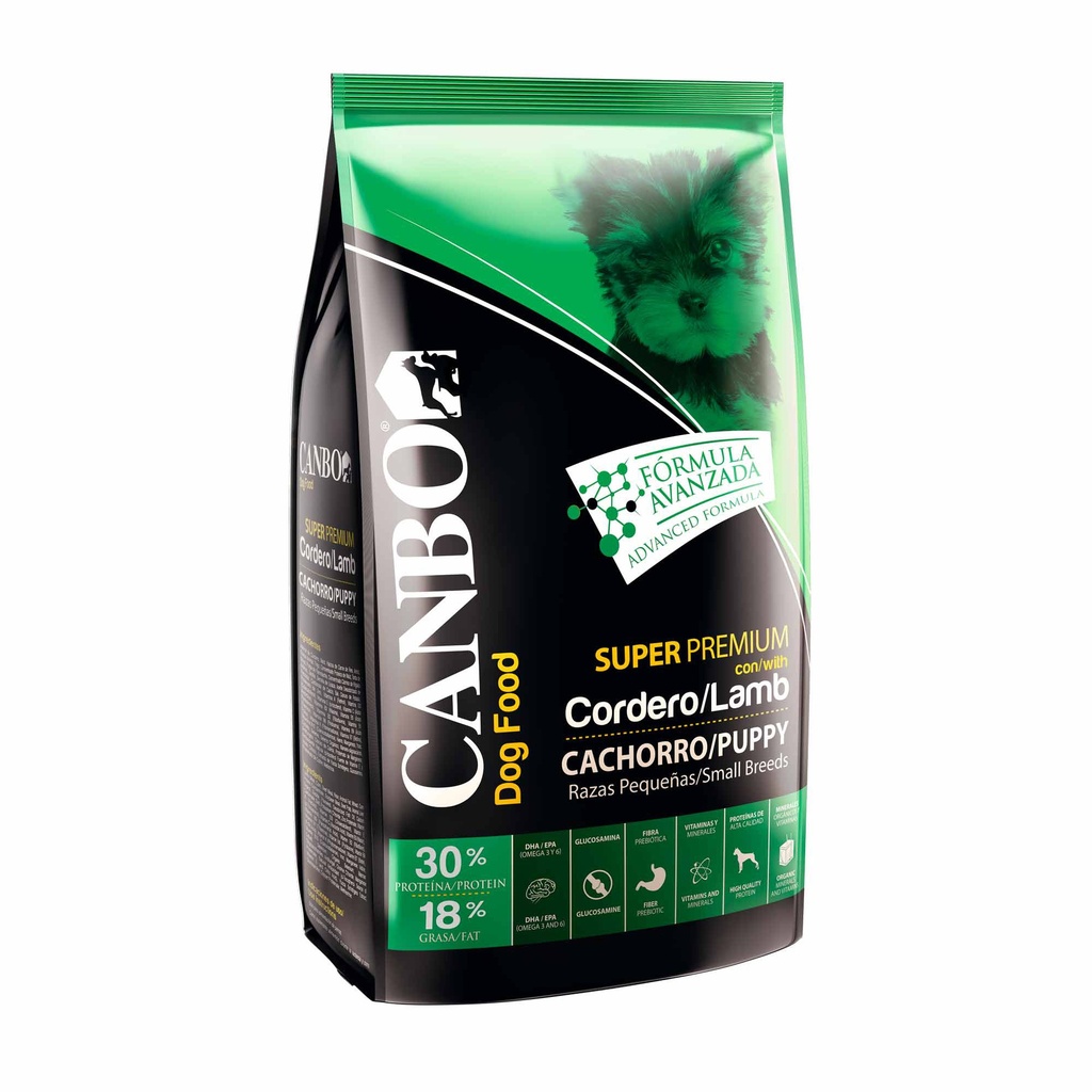 Canbo Super Premium Cachorro Cordero Razas pequeñas
