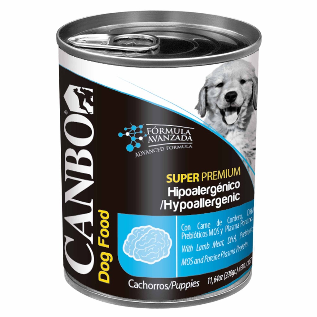 Canbo Super Premium Cachorro Hipoalergénico Pate 330 Gr