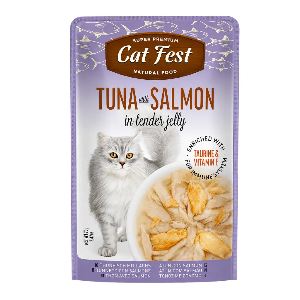 Cat Fest Tuna with Salmon