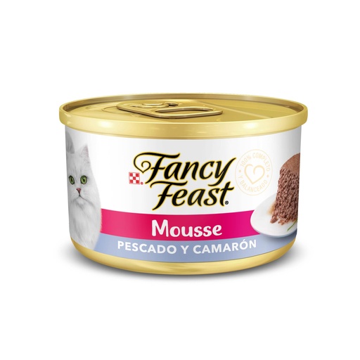 [MV001638] FANCY FEAST MOUSSE PESCADO Y CAMARON