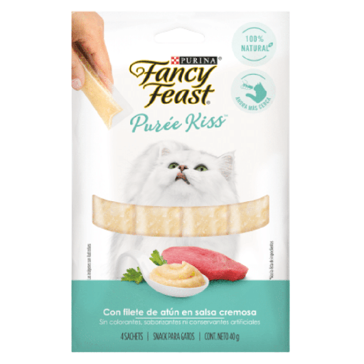 [MV002578] Fancy Feast Purée Kiss Filete de Atún 4 x 10gr