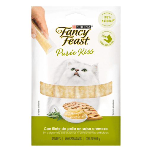 [MV002577] Fancy Feast Purée Kiss Filete de Pollo 4 x 10gr