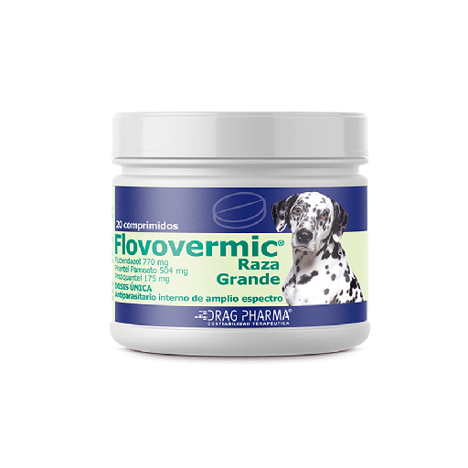 [MV002206] Flovovermic Razas Grandes x 20 comprimidos