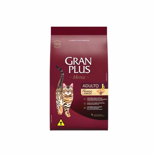Gran Plus Menú Gato Adulto Pollo y Arroz